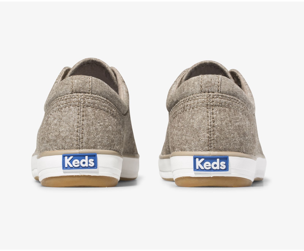 Keds Sneakers Grey - Center Brushed Denim - Womens CNVTWI-610